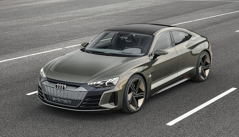 Noch ist es eine Konzeptstudie, aber es gilbt als sicher, dass der E-Tron GT von Audi sehr &auml;hnlich aussehen wird.