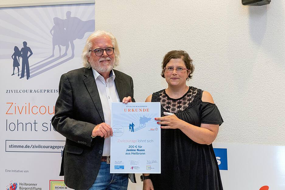 Verleihung des Zivilcouragepreises Verleihung des Zivilcouragepreises