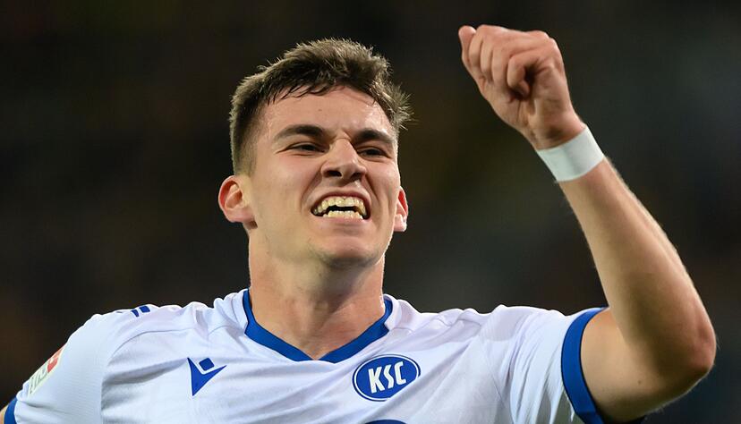 F&auml;llt f&uuml;r den Rest der Saison aus: Karlsruhes Marcel Beifus. (Archivbild)