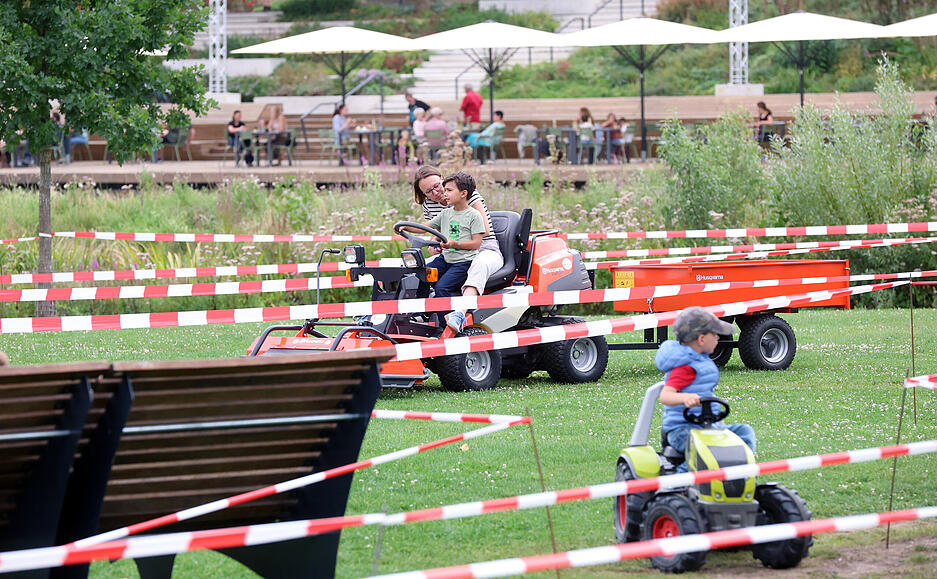 Für die kleinen Besucher hat es Programm beim Fest zum Bestehen von Agroa Raiffeisen in Eppingen gegeben.
