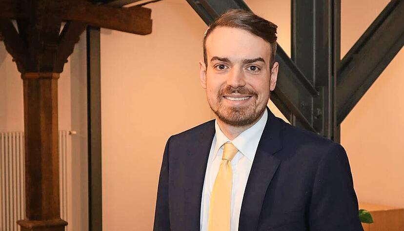 Valentin Abel aus Westernhausen ist seit 2021 f&uuml;r die FDP im Bundestag.