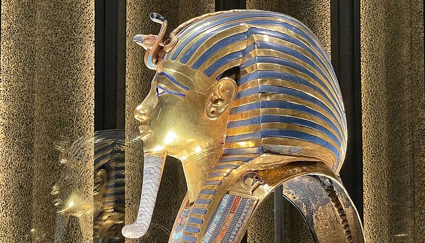 Die goldene Totenmaske des Kindk&ouml;nigs Tutanchamun hat ein neues Zuhause. (Archivbild)