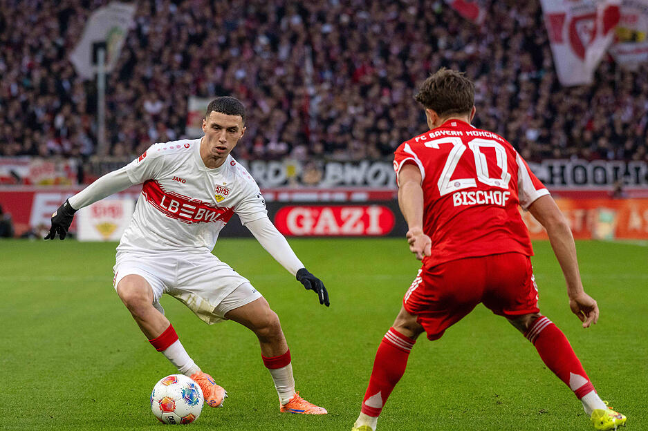 Bilal El Khannouss: Kaum zu sehen, au&szlig;er vor dem vermeintlichen 1:1. Note: 4