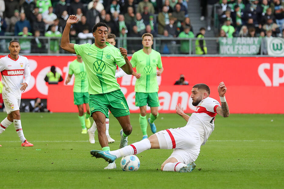 Das Spiel bestimmte der VfB Stuttgart über weite Strecken.