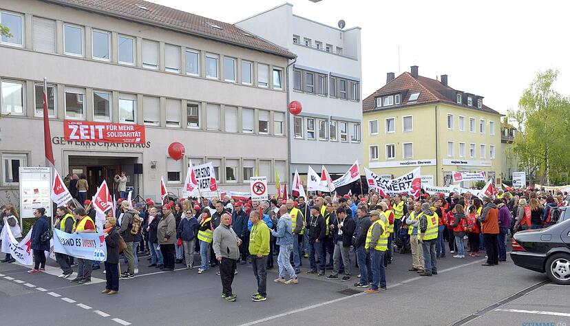 Verdi-Warnstreik in Heilbronn