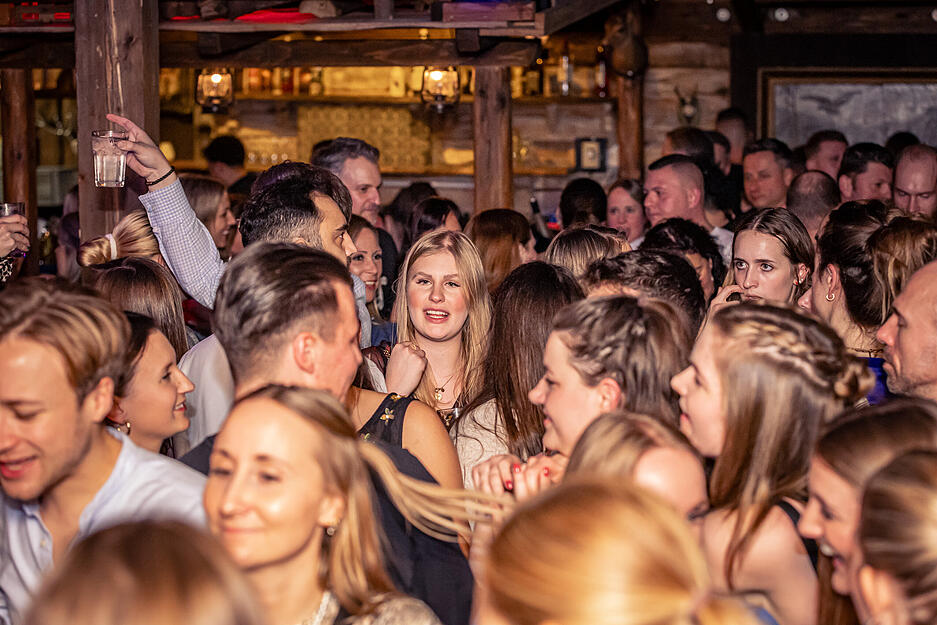 Letzter Partyabend im Heilbronner Winterdorf. Letzter Partyabend im Heilbronner Winterdorf.