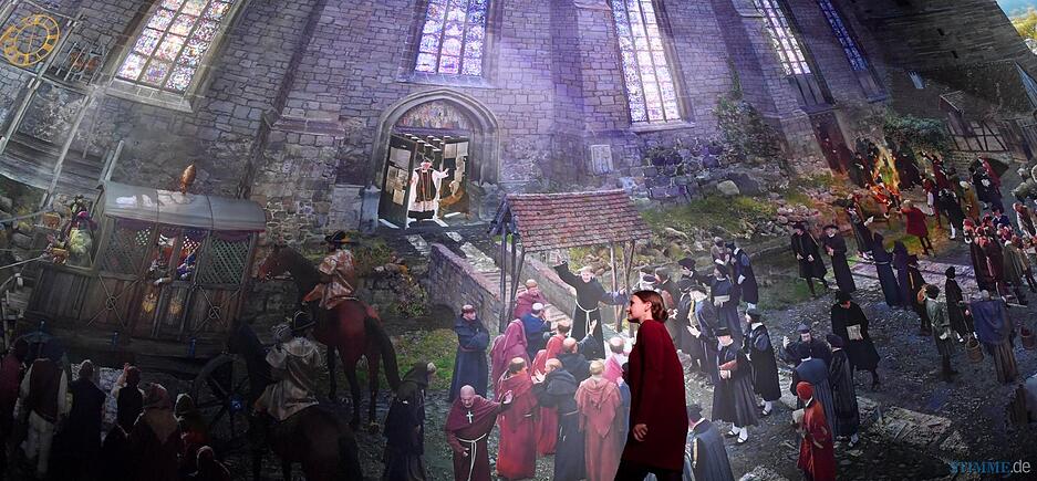 Es soll f&uuml;r f&uuml;nf Jahre in Wittenberg zu sehen sein und wird am Samstag er&ouml;ffnet.