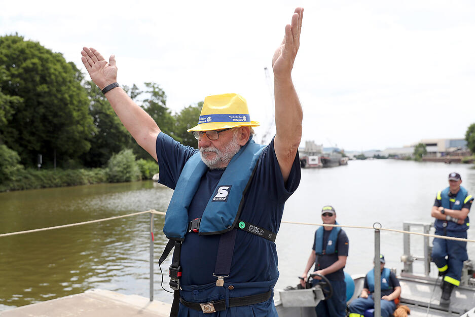 THW probt den Ernstfall in Heilbronn