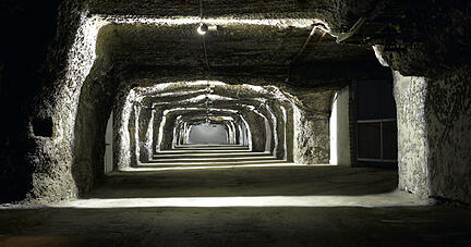 Das Besucherbergwerk Kochendorf unter Tage. Foto: Andreas Gugau