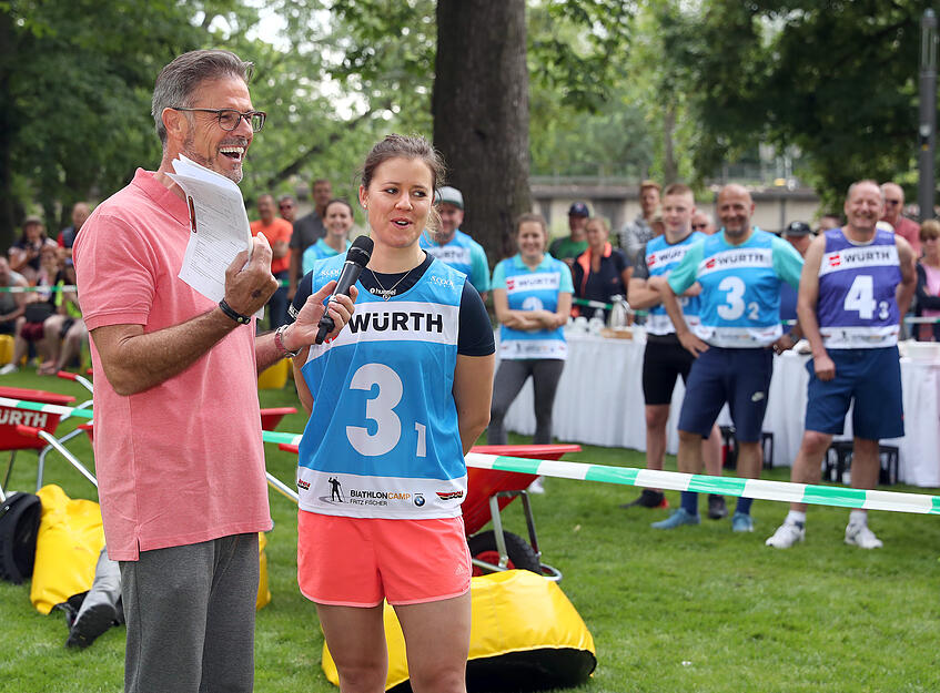 5. W&uuml;rth-Promi-Biathlon auf der Buga