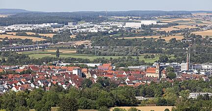 Industriestadt, Heimatstadt, Sportstadt: Neckarsulm hat viele Facetten, die beim Stadtjubiläum bedacht werden.

Foto: Archiv/Seidel