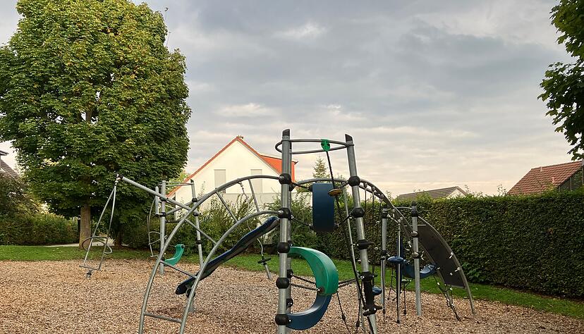 Die B&uuml;rger haben eine Petition f&uuml;r den Erhalt dieses Spielplatzes in Stetten ins Leben gerufen.