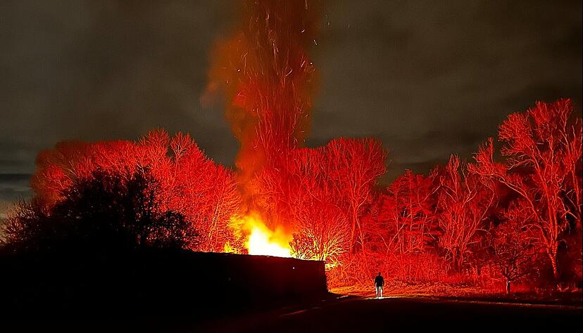 In Cleebronn war die Brackenheimer Feuerwehr ebenfalls im Einsatz. In Cleebronn war die Brackenheimer Feuerwehr ebenfalls im Einsatz.