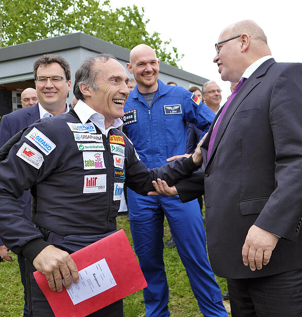 Spatenstich für die Alexander-Gerst-Sternwarte