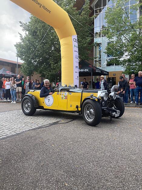 Oldtimer bei der Heidelberg Historic. Die ältesten Fahrzeuge stammen aus den 1920er-Jahren.