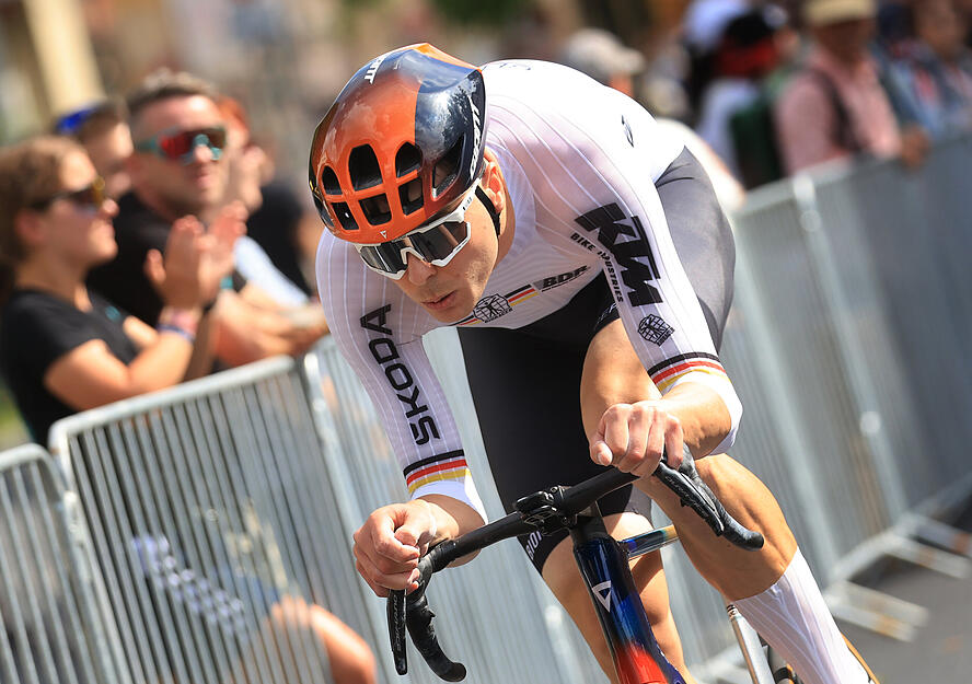 Max Walscheid aus Deutschland auf der Strecke Max Walscheid aus Deutschland auf der Strecke