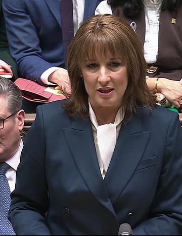 Da war eigentlich schon alles gesagt: Finanzministerin Reeves stellt dem Parlament ihren Haushalt vor.