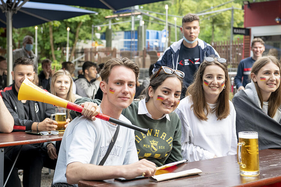 Public Viewing in Heilbronn: EM-Achtelfinale Deutschland England