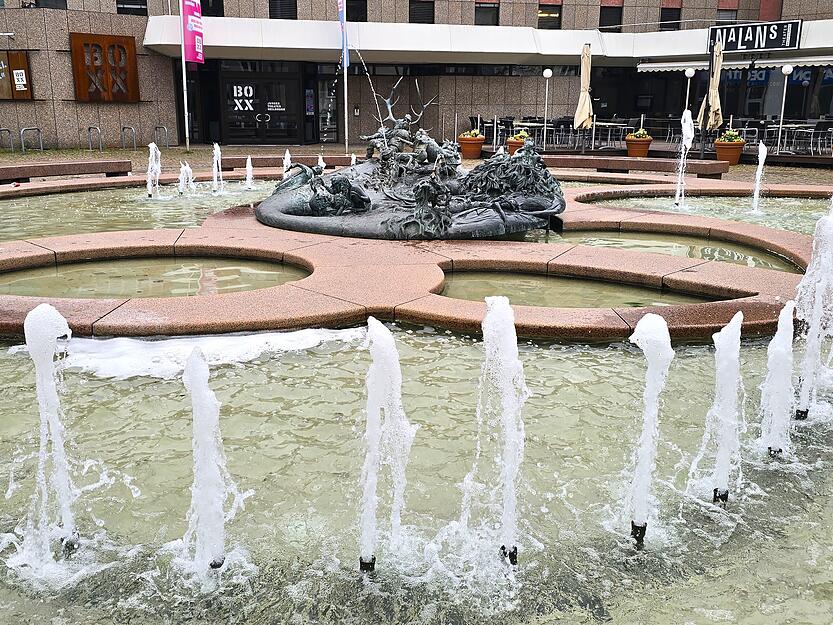 Die Brunnen in Heilbronn pl&auml;tschern wieder.