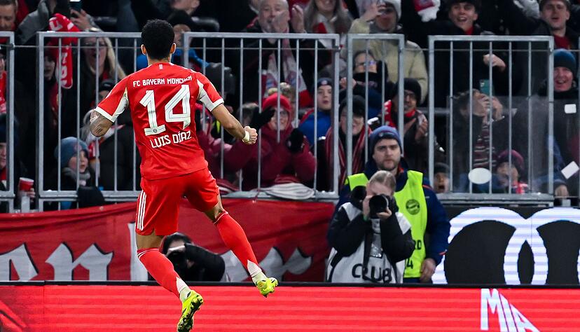 Mann des Spiels gegen Hoffenheim: Bayern-Star Luis D&iacute;az.