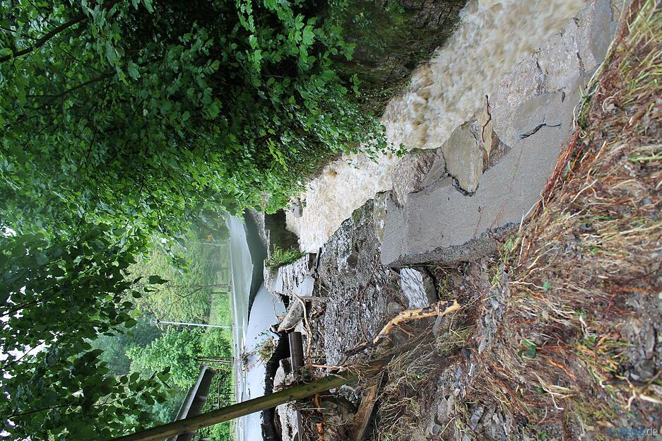 Hochwasser in Kloster Schöntal