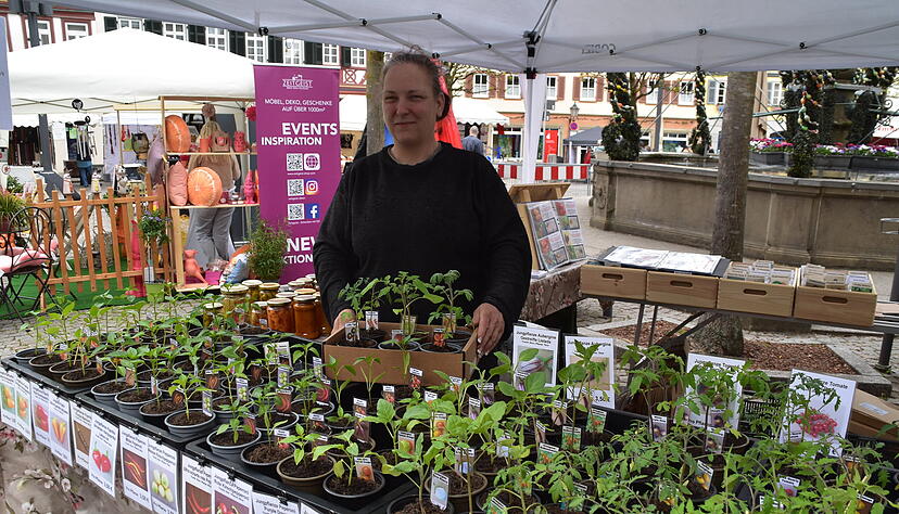 &Uuml;ber 100 selten gewordene Gem&uuml;sesorten zieht Sandra Erlacher.