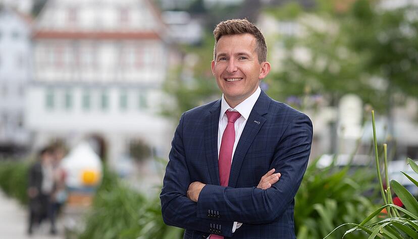 Stefan Neumann will Bürgermeister von Künzelsau bleiben. Stefan Neumann will Bürgermeister von Künzelsau bleiben.