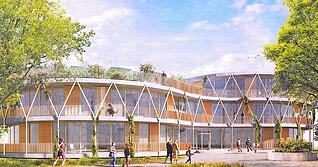 So stellen sich Planer und Investor das Wellnesshotel vor, das neben dem Aquatoll entstehen soll.