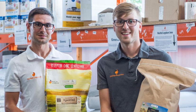 Michael Volk (rechts) und Nico da Silva haben aus einer Idee ein funktionierendes Gesch&auml;ftsmodell gemacht. Foto: Mario Berger