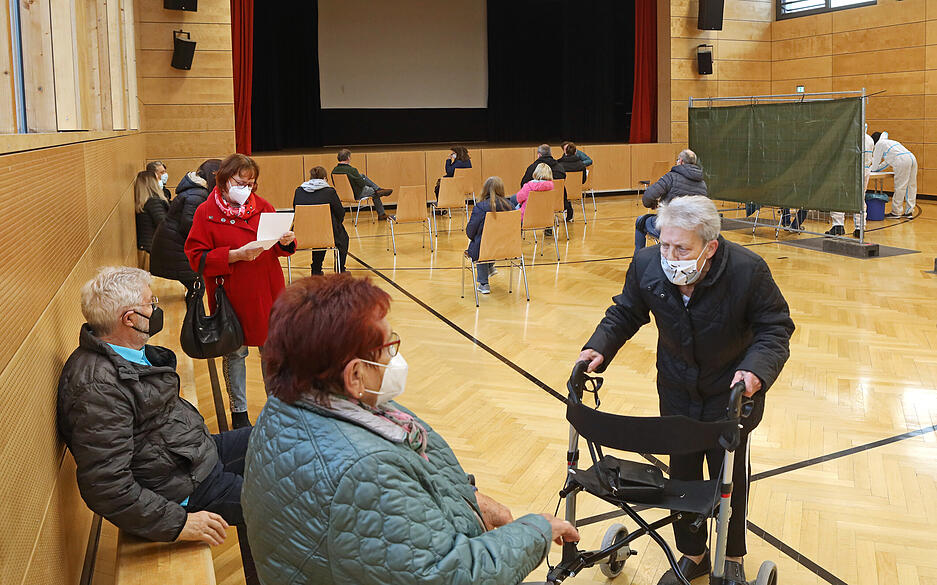 Er&ouml;ffnung Corona-Testzentrum Neuenstadt