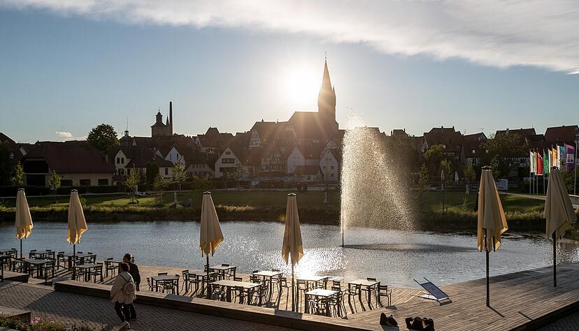 Blick &uuml;ber die Eppinger Altstadt: In der Kraichgaustadt  lag die AfD bei den Zweitstimmen auf dem ersten Rang.