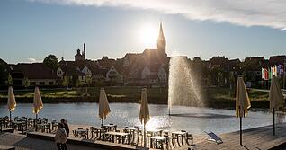 Blick &uuml;ber die Eppinger Altstadt: In der Kraichgaustadt  lag die AfD bei den Zweitstimmen auf dem ersten Rang.