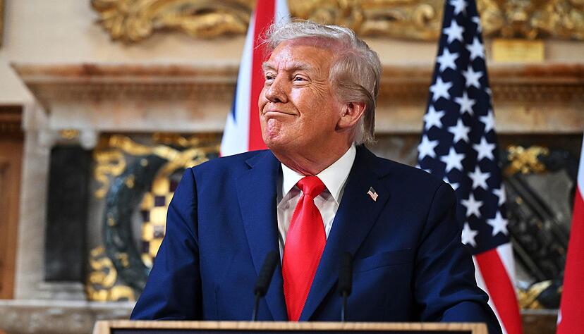 Das britische Königshaus hofierte den US-Präsidenten. Das britische Königshaus hofierte den US-Präsidenten.