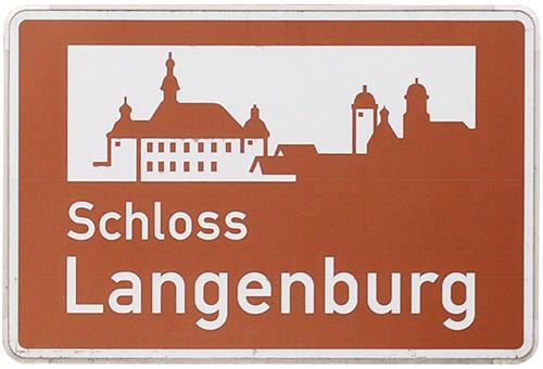 Autobahnschilder in der Region