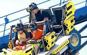 Im Legoland gibt es die erste Virtual Reality Achterbahn. Foto: Legoland