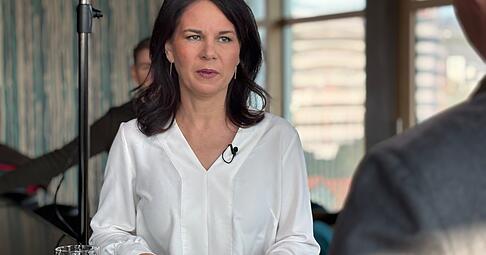 Annalena Baerbock zu Gast beim Stimme-Interview.