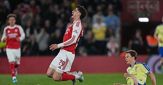 Kai Havertz erlebte einen schmerzhaften Abend mit dem FC Arsenal.