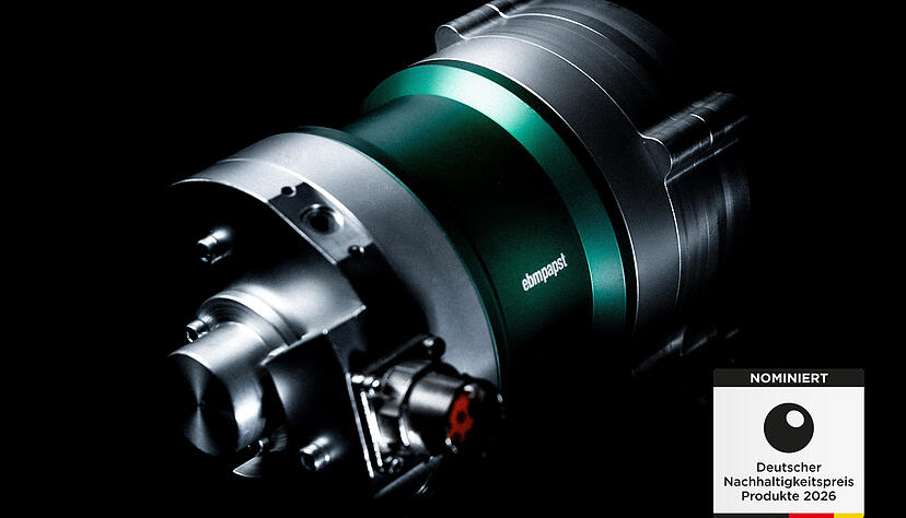 Der Highspeed-Turboverdichter aus Mulfingen tr&auml;gt laut EBM-Papst mit einem h&ouml;heren Wirkungsgrad zum Klimaschutz bei.
