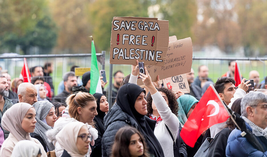 Pro-palästinensische Kundgebung in Heilbronn