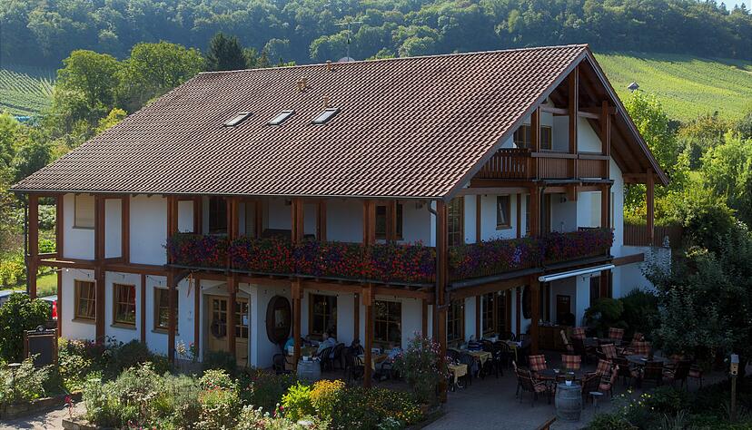 Die Weinstube Drauz in den Stahlbühlwiesen ist ein Ort der Gemütlichkeit.