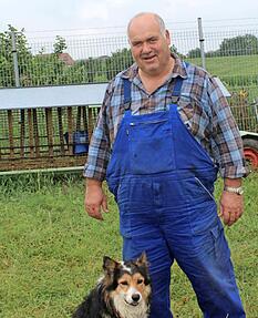 Ein Mann und sein Hund: Markus Basel und Border Collie Don, den der Schäfer selbst ausgebildet hat, sind ein gutes Team.
Fotos: Renate Väisänen