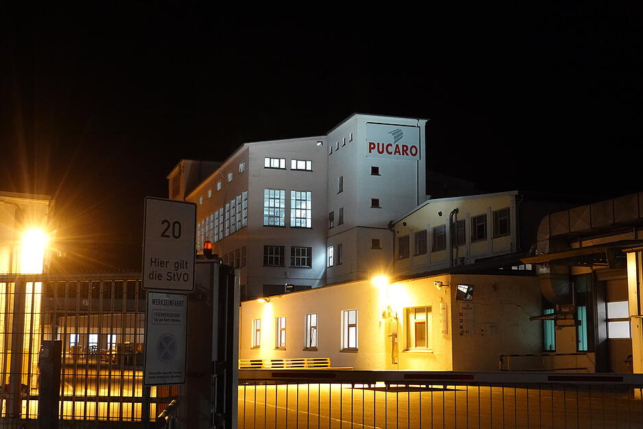 Pucaro bei Nacht.