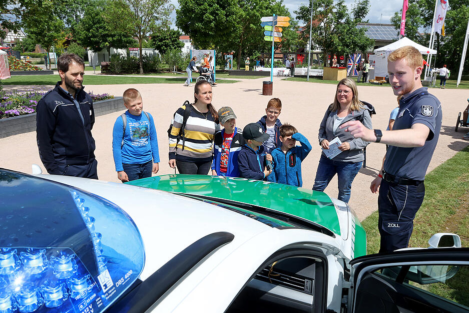 Blaulichttage auf der Gartenschau Eppingen