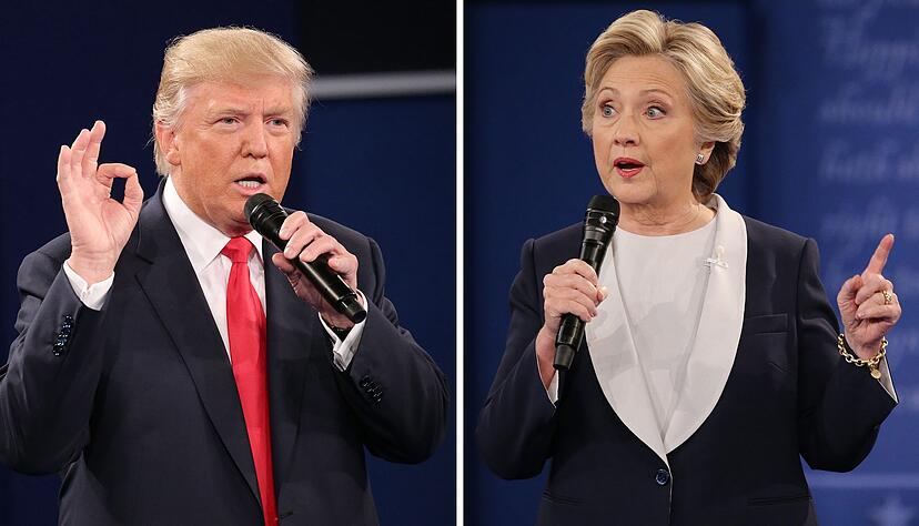 Donald Trump wurde 2016 zum ersten Mal zum US-Pr&auml;sidenten gew&auml;hlt - und setzte sich damals gegen Hillary Clinton durch. (Archivbild)