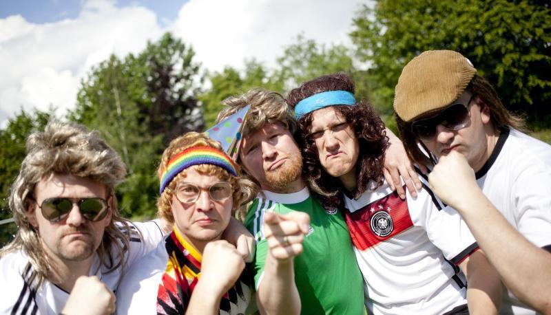 Auch die Pöhler haben ihren eigenen WM-Song. Foto: Jaro Suffner Auch die Pöhler haben ihren eigenen WM-Song. Foto: Jaro Suffner