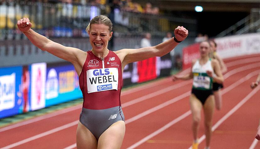 Nele We&szlig;el st&uuml;rmte zum Titel &uuml;ber 3.000 Meter.