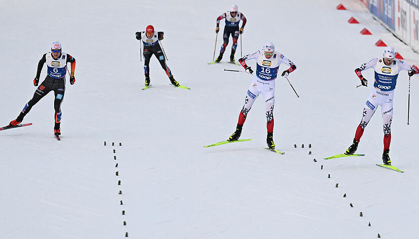 Spannend bis zum Schluss: Die Nordische Kombination, hier das Compact-Rennen der Männer bei der WM, kämpft um ihre Zukunft.