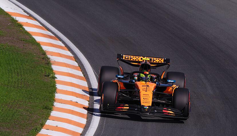 Lando Norris war schnell unterwegs.