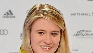 Freut sich trotzdem &uuml;ber Gold: Natalie Geisenberger.Fotos: dpa