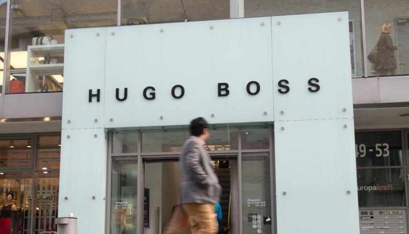 Hugo Boss-Fabrikverkauf in Metzingen. Foto: Sebastian Kahnert/Archiv